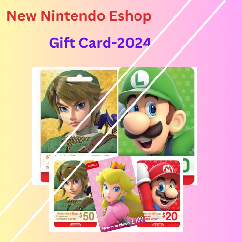 New Nintendo Eshop Gift Card-2024